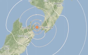 Earthquake Shakes Wellington