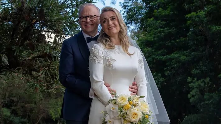 Australian PM Anthony Albanese Marries At 62, Dog Toto Is Ring Bearer