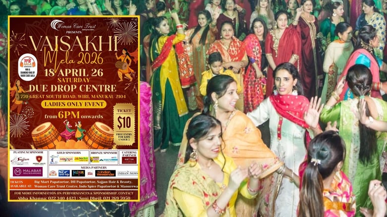 From Giddha to Bhangra: WCT Vaisakhi Mela 2026 returns in Auckland