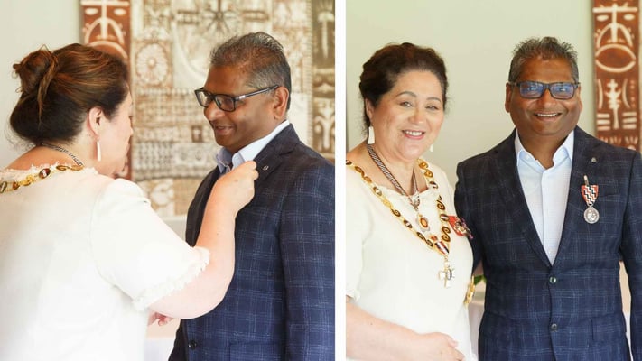 Indian Community Leader Honoured With King’s Service Medal 