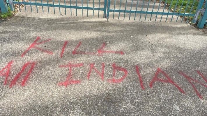 'Kill All Indian': Papatoetoe school graffiti being probed as hate motivated crime, say police