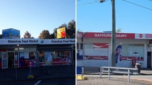 Workers injured in two Christchurch dairies robbed minutes apart