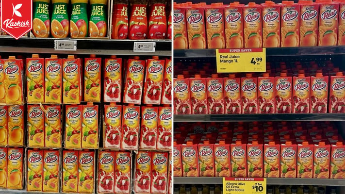 Kashish Foods NZ brings Dabur India’s Real Juice to NZ supermarket shelves
