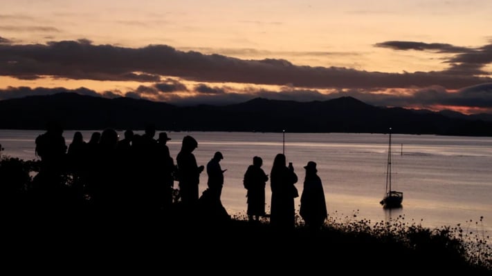 Waitangi 2026: Dawn service in pictures