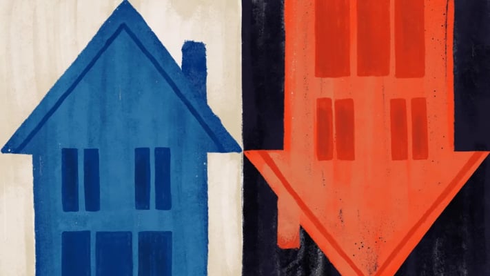 A property reseller caught out by the falling housing market has been told to pay an Auckland couple more than $750,000 in damages, plus more than $100,000 in interest