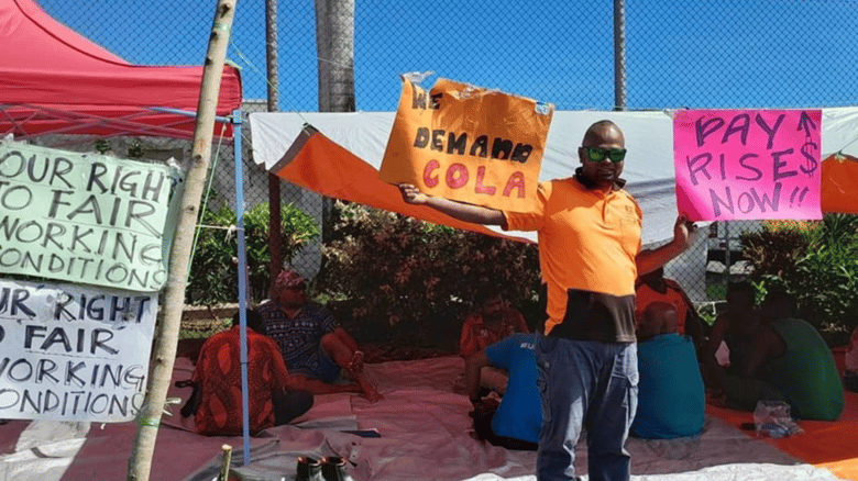 Fiji Water Workers Strike Enters Day Four