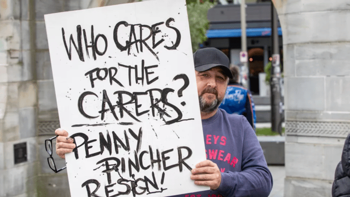 Disability funding changes have made people feel worthless and bullied by the government, a Christchurch father of four says.