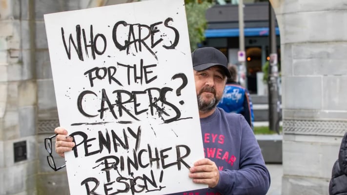 Disability funding changes have made people feel worthless and bullied by the government, a Christchurch father of four says.