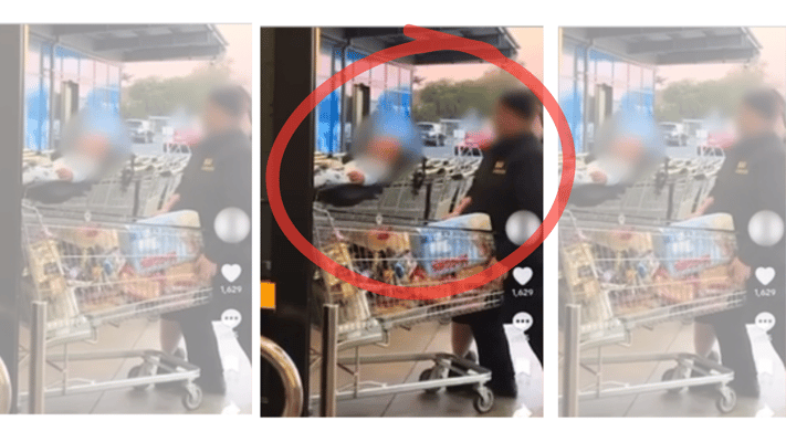 Pak'nSave Tamatea employees intervene as a mother with a baby attempts shoplifting