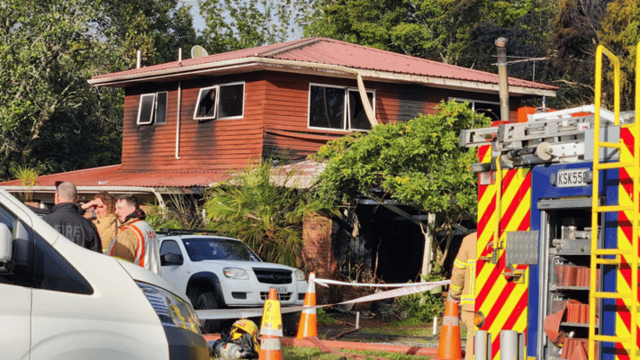 Two people have died in a house fire in the Auckland suburb of Hillpark