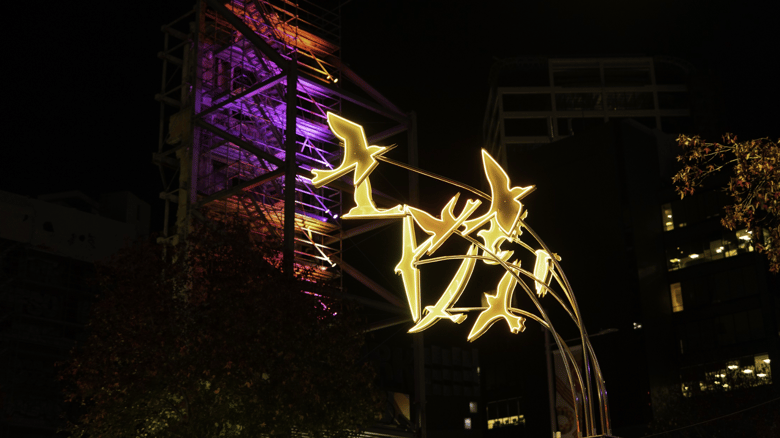 Manu, Moana, Whenua: Queen St Illuminated in Cultural Light