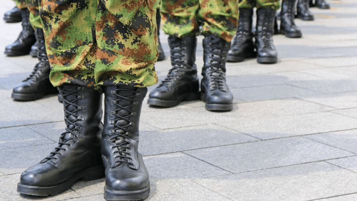 Boot camp daily routine within the military-style academies