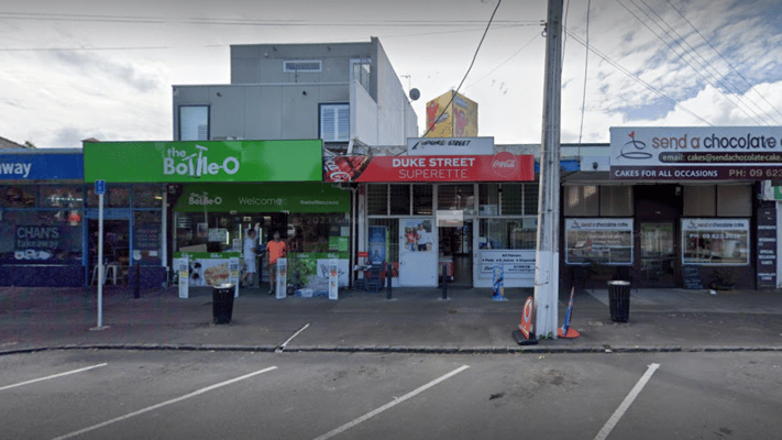 Five teenagers found themselves trapped inside a dairy in Three Kings, Auckland, after an attempted robbery went awry.
