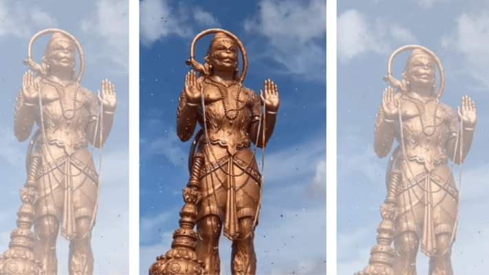 Hanuman, a revered figure in Hinduism, is typically worshipped in temples either dedicated solely to him or as part of larger shrines devoted to Lord Rama