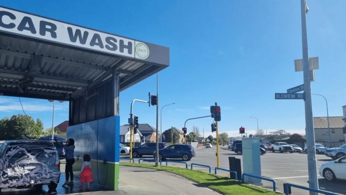 A car passenger is in a critical condition after being stabbed at a red light in Christchurch.