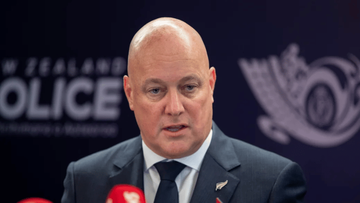 Justice Minister Paul Goldsmith was at the press conference with Luxon, and he explained changes that meant there were going to be