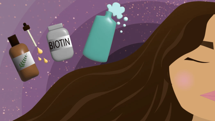 Kirsty Frame has been living with alopecia for seven years. She has been making her own sweet smelling rosemary water to spritz on her scalp every time she washes her hair for the last year-and-a-half.