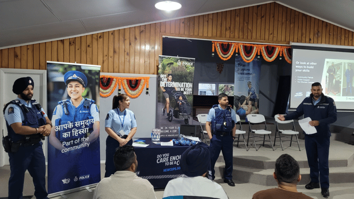 On October 15, 2024, the Hindu Council of New Zealand, in partnership with the New Zealand Police, hosted a free recruitment seminar at the Hindu Heritage Centre in Rotorua