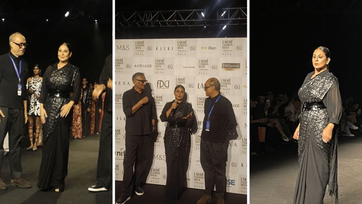 The second day of Lakme Fashion Week, held in partnership with the Fashion Design Council of India, brought together fashion enthusiasts, designers, and celebrities
