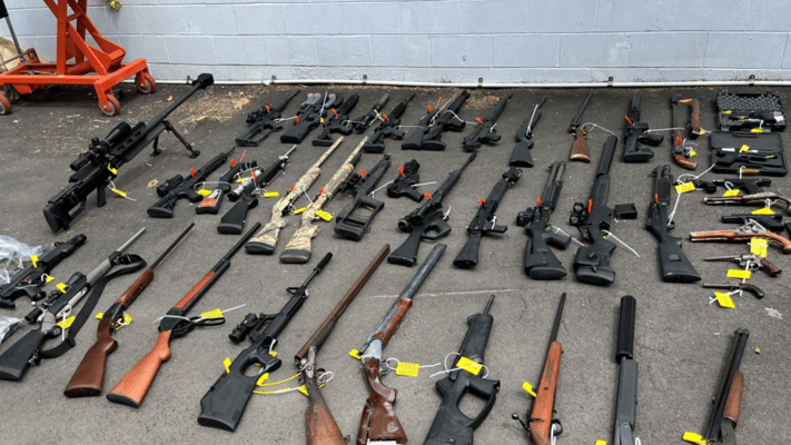 Gun crime is up in Auckland, and police data shows illegally owned guns are the problem.