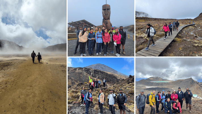 Hindu Women Forum Completes Historic Tongariro Alpine Crossing, Inspiring Empowerment and Unity