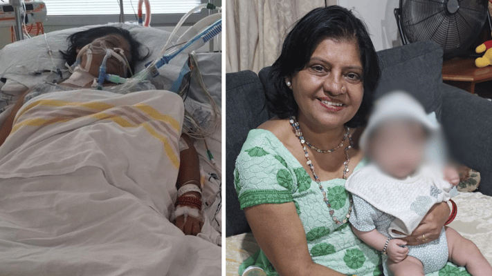 An Indian woman visiting her daughter in New Zealand is on a ventilator and her family is trying to raise money for medical bills