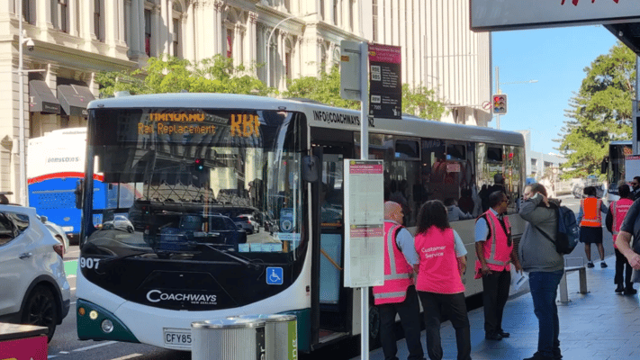 Commuters face frustration on Monday morning as Auckland Transport reminds people returning to work after their Christmas break that buses are replacing trains.