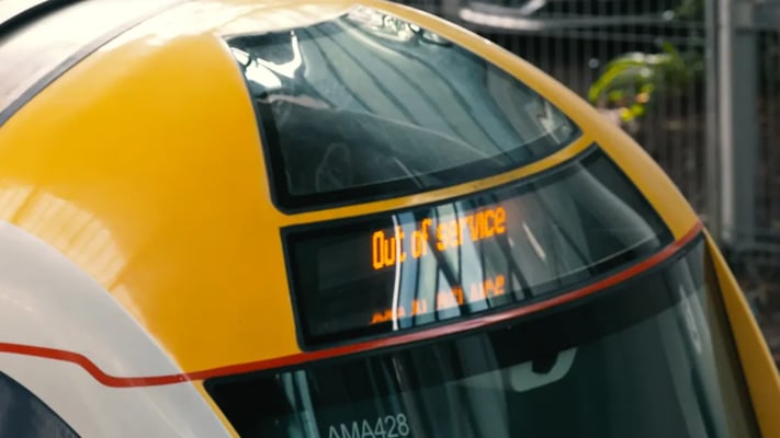 Starting today, Auckland's railway lines will be empty with no trains operating for the next 32 days.