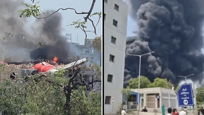 Air India Flight AI171 Crashes Near Ahmedabad Airport With 242 On Board