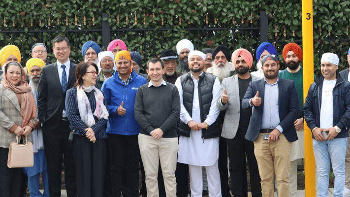 New pedestrian crossing opens at Manurewa gurdwara  