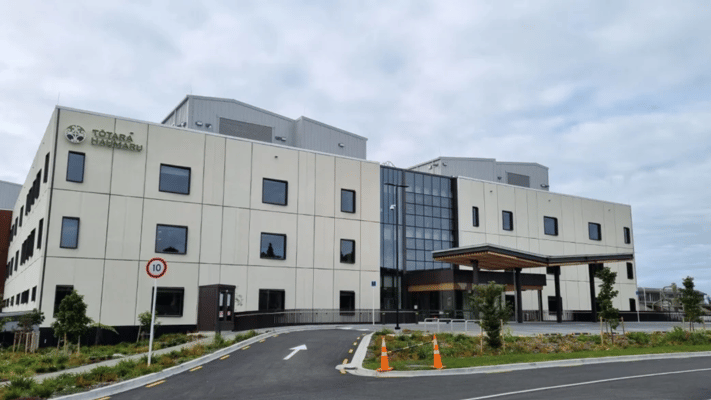 A brand new surgical building the size of a provincial hospital is sitting empty on the grounds of North Shore Hospital, its opening delayed and no new date set.