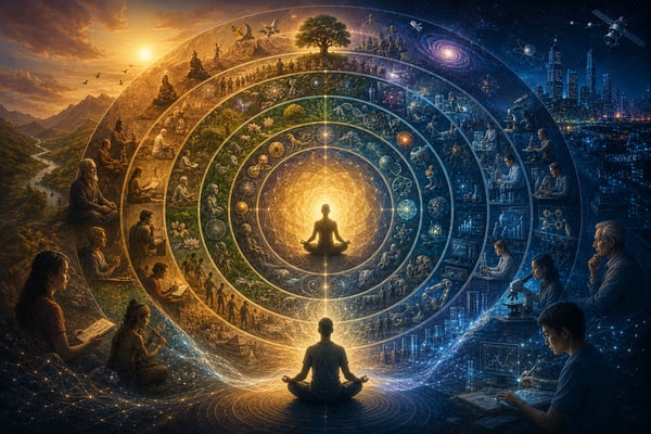 For centuries, knowledge has been divided into categories—mind and matter, science and spirituality, subject and object. While these distinctions have advanced human understanding, they have also fragmented the way we perceive the world.