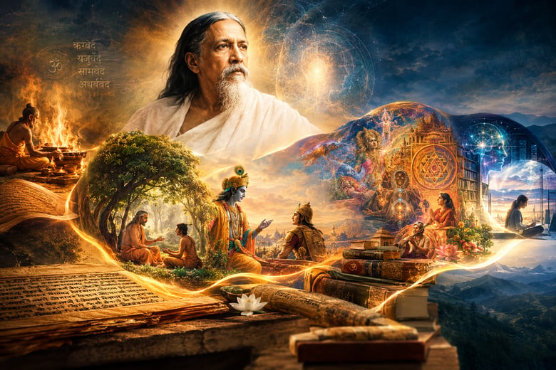 Sri Aurobindo and the evolution of Bharatiya sacred texts