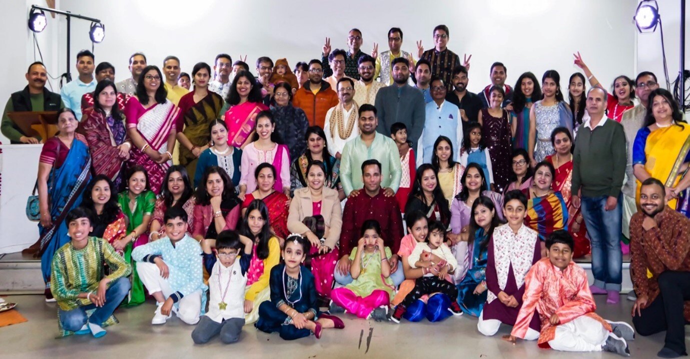 Figure 3 Devotees at Ratha Yatra 2024 celebration in Auckland.