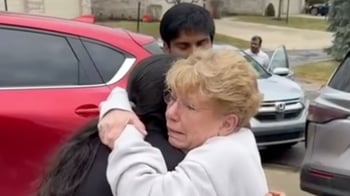US Neighbour breaks down as Indian family says goodbye