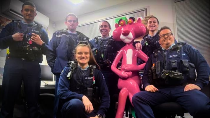 A Pink Panther theft that didn't get far