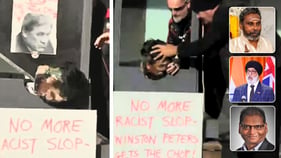 Indian leaders condemn mock guillotine protest, slam Peters' 'go back' remarks