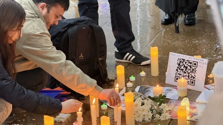 Dozens brave Auckland rain to honour Nepal flash flood victims