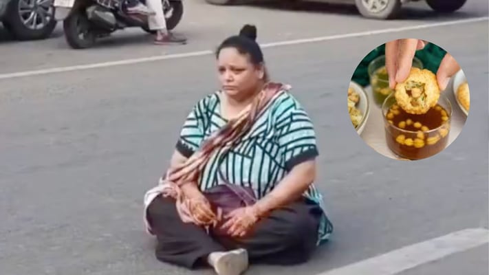 India’s Vadodara City Comes to a Halt as Woman Stages Viral ‘Pani Puri Protest’ Over Missing Golgappas