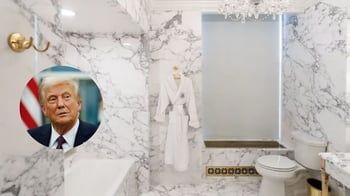 Trump Unveils Lavish White House Bathroom