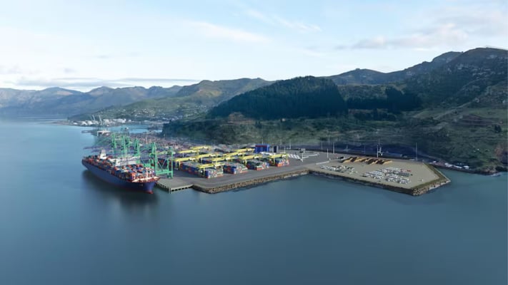 Lyttelton Port announces $821m deepwater wharf and container terminal