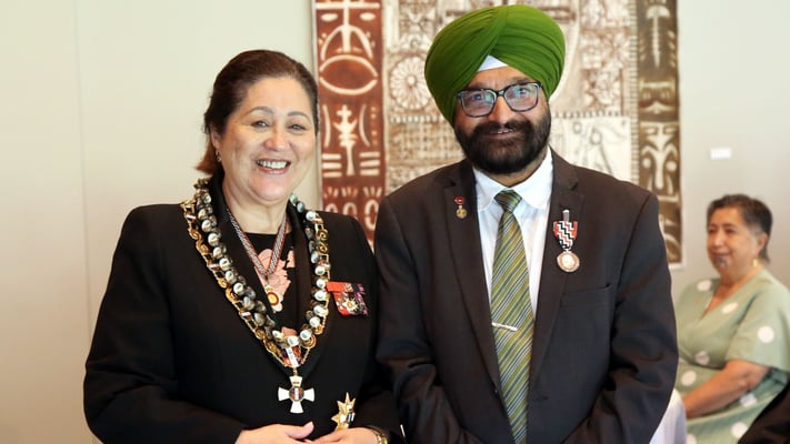 Harjinder Singh Basiala honoured with King’s Service Medal in NZ