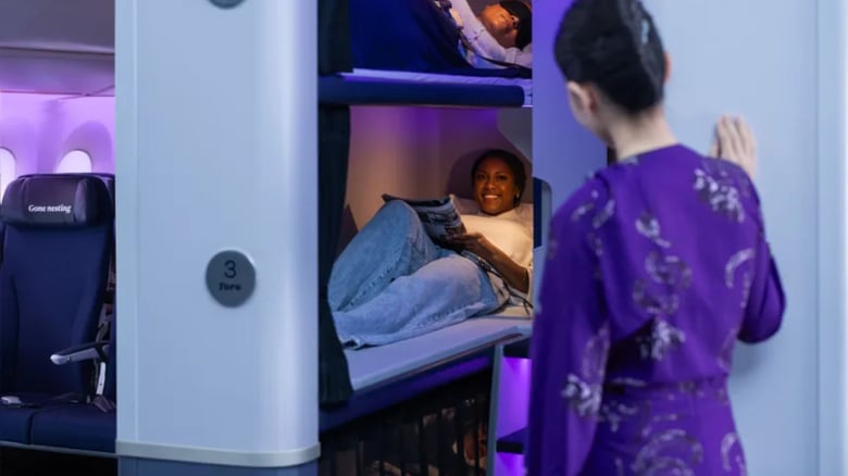 Economy class gets an upgrade as&nbsp;Air NZ&nbsp;unveils SkyNest sleeping pods