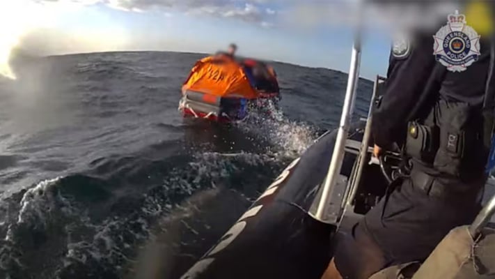 Divers rescued after 20-hour ordeal in rough seas 