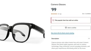 Kmart pulls $99&nbsp;smart camera glasses&nbsp;from NZ and Australia amid privacy concerns