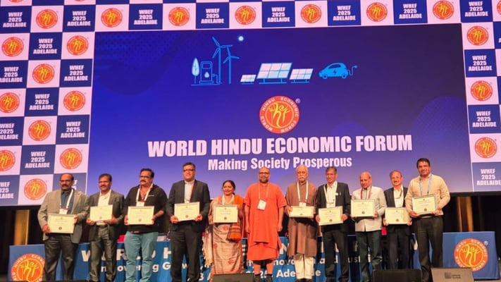 Kiwi Indian Honoured at WHEF 2025