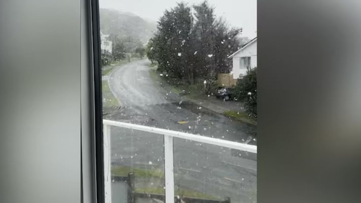 Snow reaches Wellington as Dunedin police warn of icy roads