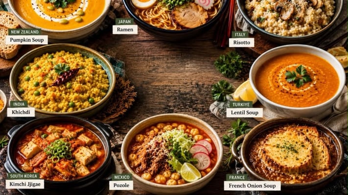 Winter comfort foods from around the world