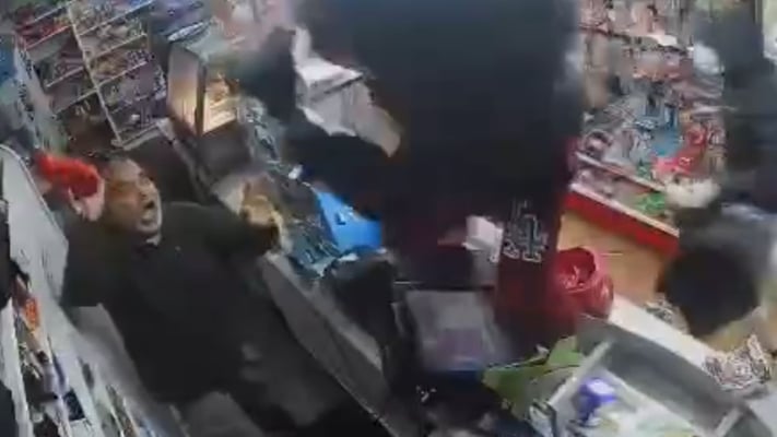 Dairy owners who fought back with boiling oil urge public to help catch robbers
