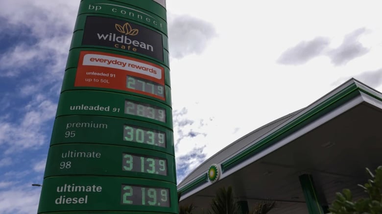 Petrol prices jump past $3 a litre at the pump
